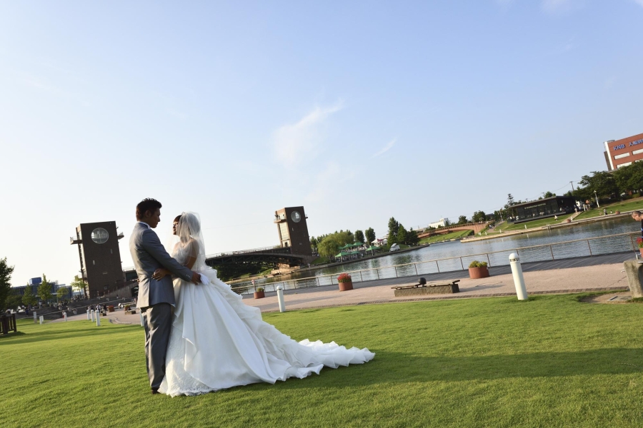 Water Park Wedding